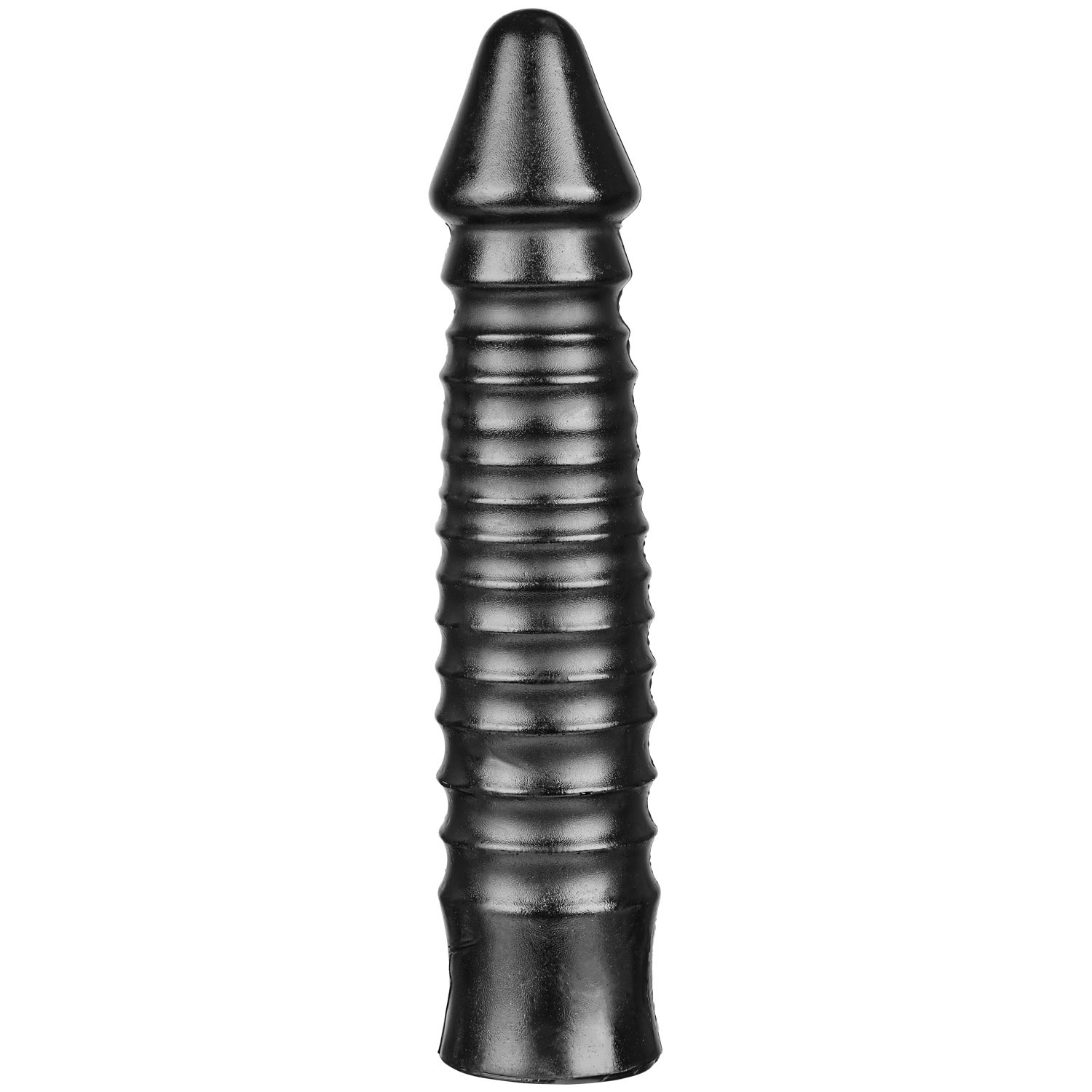 All Black Bernhard Dildo 10.4 Inch - Black