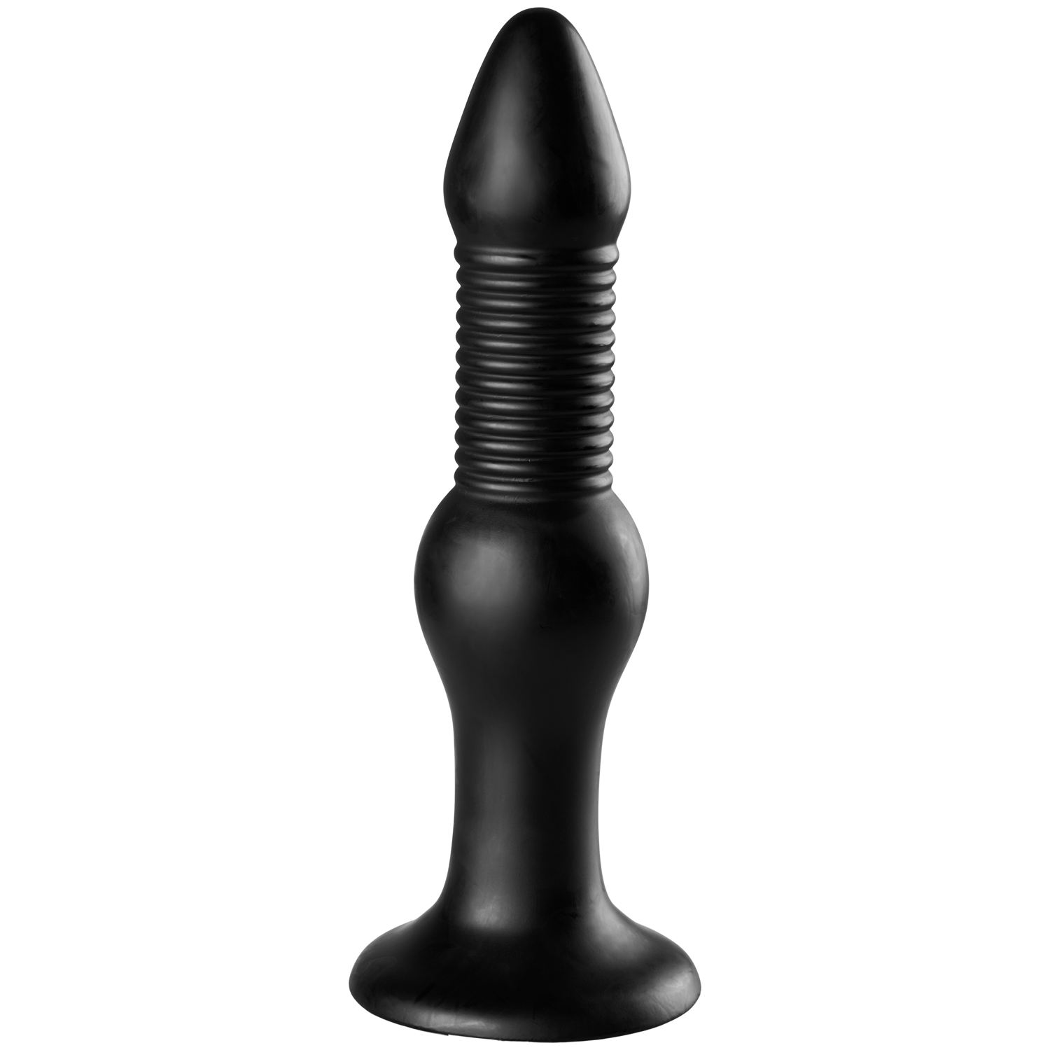 BUTTR Majors League Explosive Warhead Dildo 10.8 Inch - Black