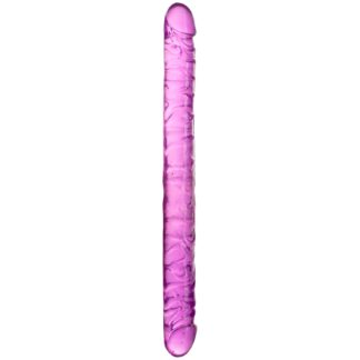 Baseks Realistic Double Dildo Large 17.5 Inch - Purple