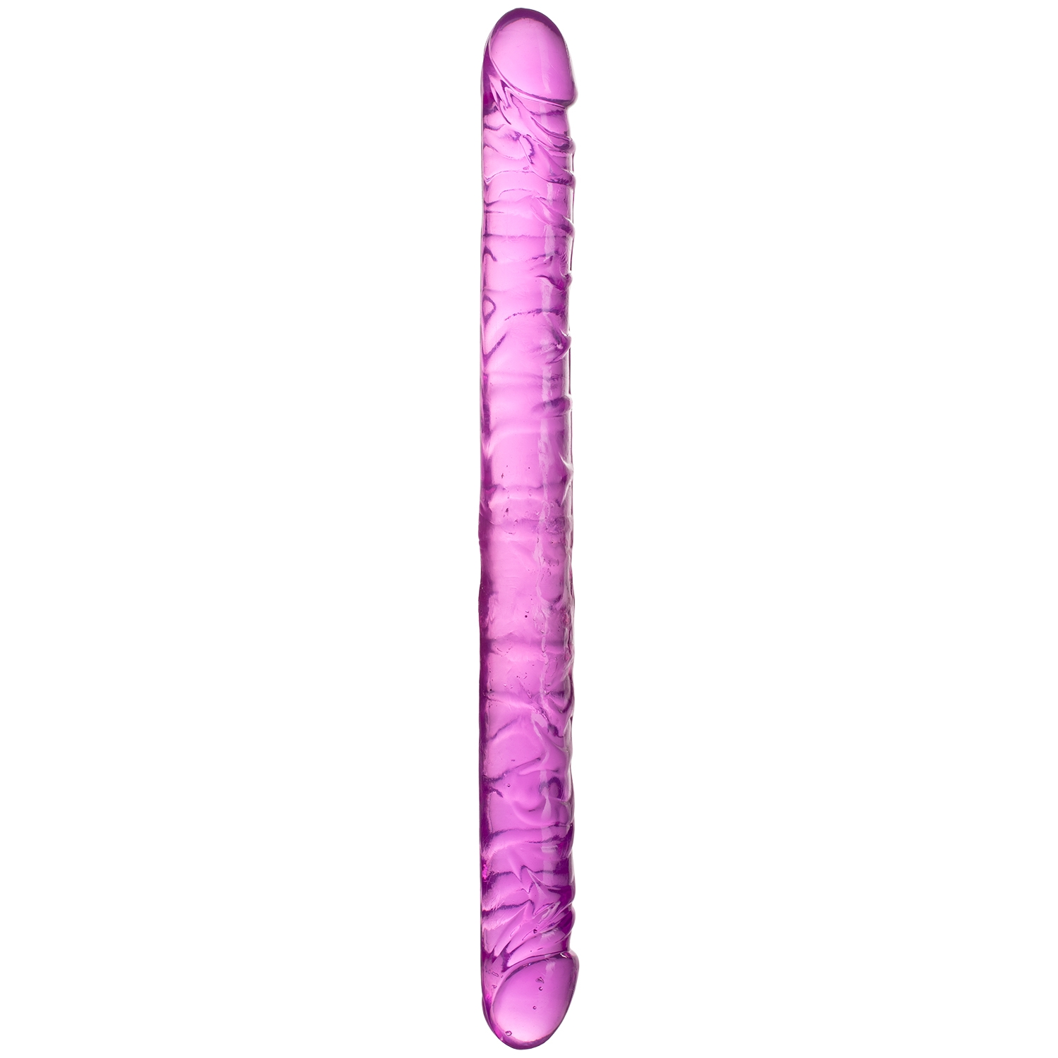 Baseks Realistic Double Dildo Large 17.5 Inch - Purple
