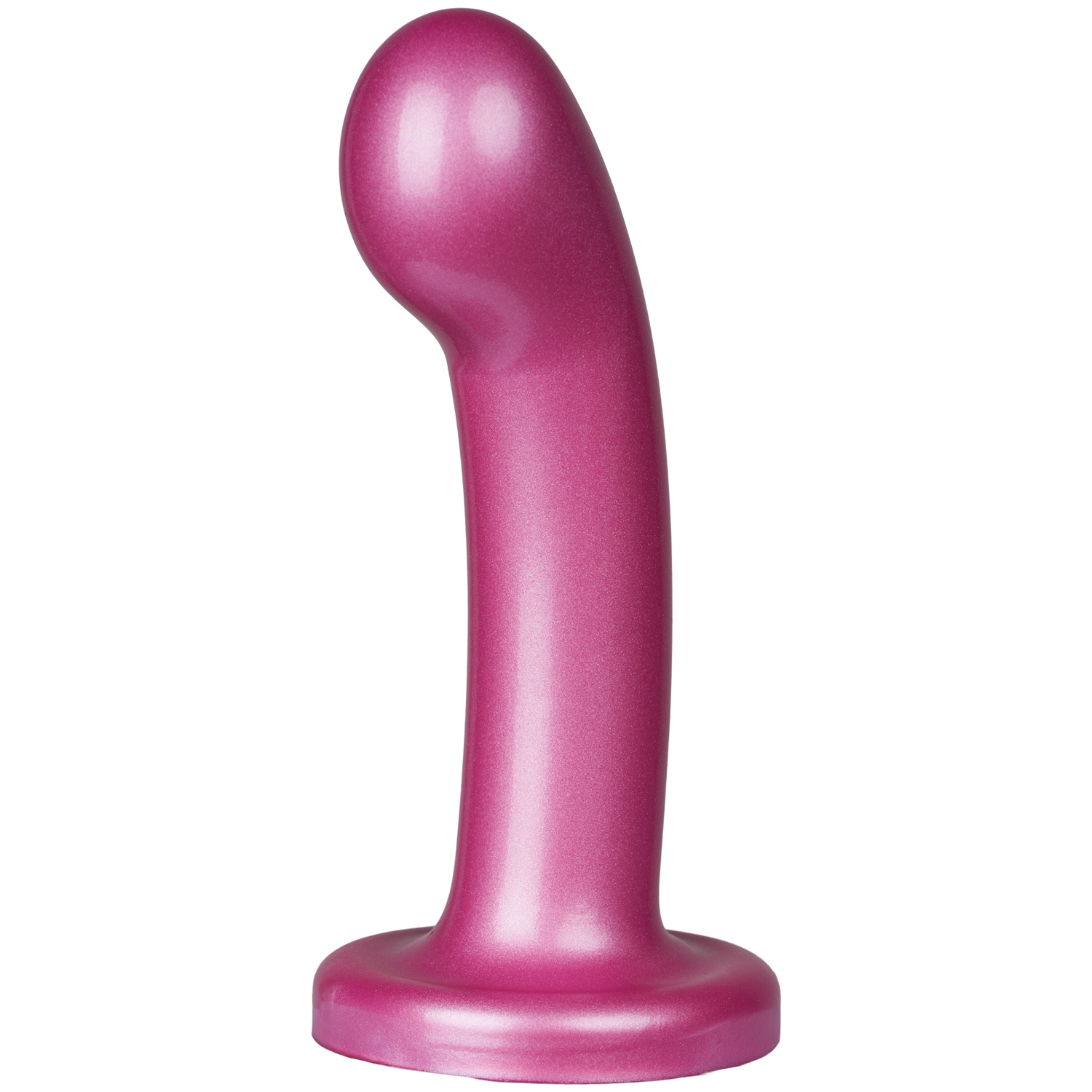 Baseks Shiny G-Spot Dildo 5.5 Inch - Pink