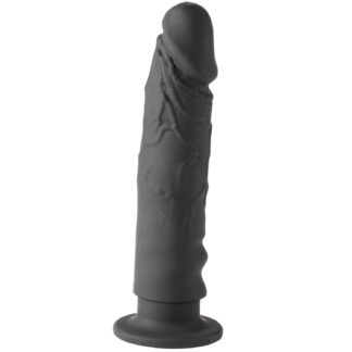 Baseks Slimline Beginner Anal Dildo Medium 6.3 Inch - Black