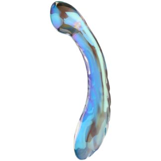 Biird Kalii No3 Glass G-spot Dildo 7.1 Inch - Mixed colours