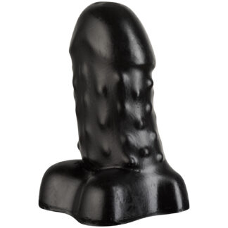 Bubble Toys Mousse Anal Dildo 6.3 Inch - Black