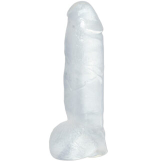 Crystal Clear Big Jelly Dildo 8.5 Inch - Clear