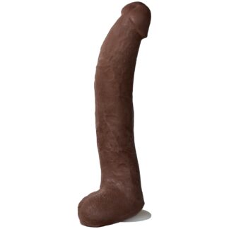 Doc Johnson Signature Cocks Brickzilla UltraSkyn Dildo 13 Inch - Brown