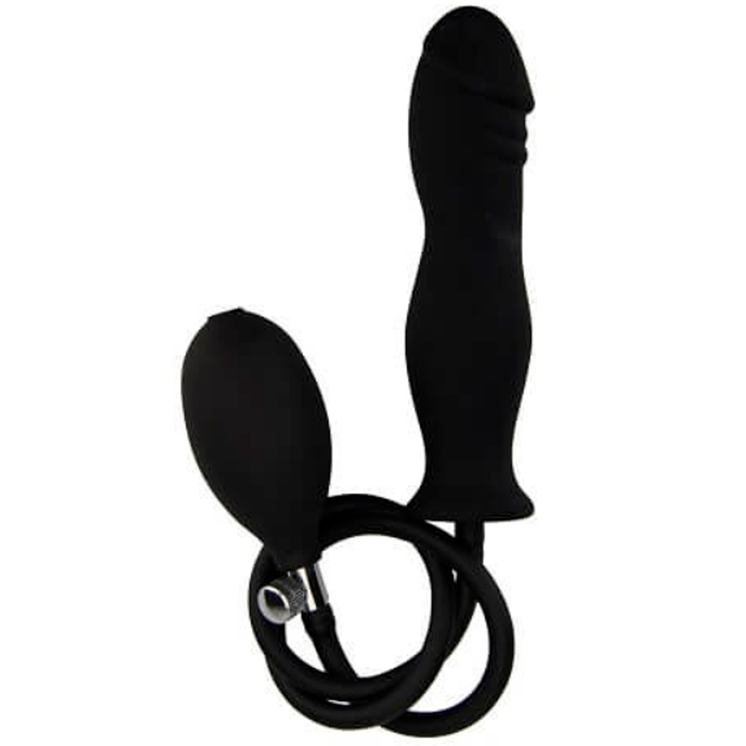 Loving Joy Inflatable Dildo 5.9 Inch - Black