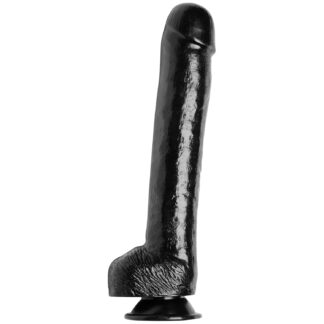 Master Cock The Black Destroyer Huge Dildo 16.5 Inch - Black