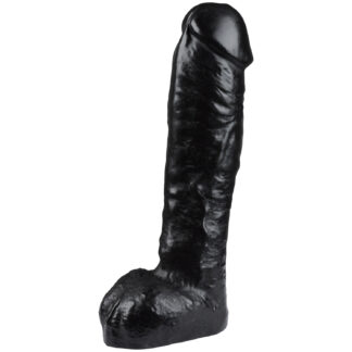 Mister B All Black Karsten Dildo 11 Inch - Black