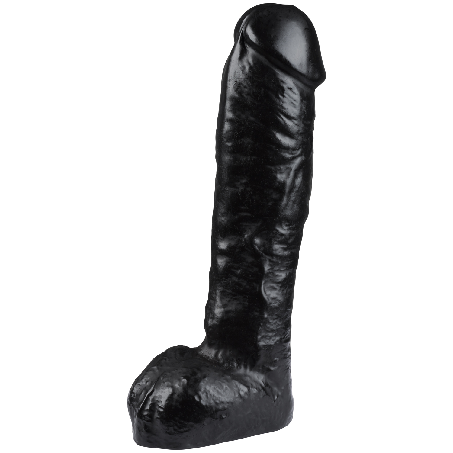 Mister B All Black Karsten Dildo 11 Inch - Black