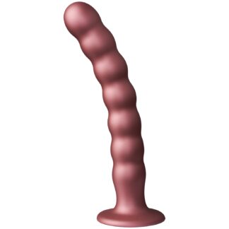 Ouch! Beaded Silicone G-Spot Dildo 8 Inch