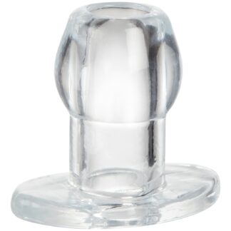 Perfect Fit Tunnel Butt Plug Medium Clear 3.2 Inch - Clear