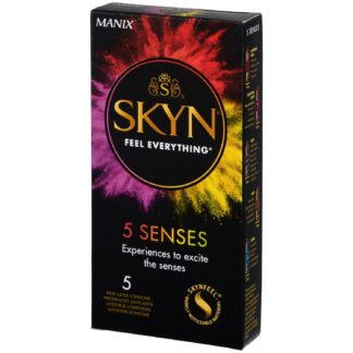 SKYN 5 Senses Latex-free Condoms 5 Pack - Clear