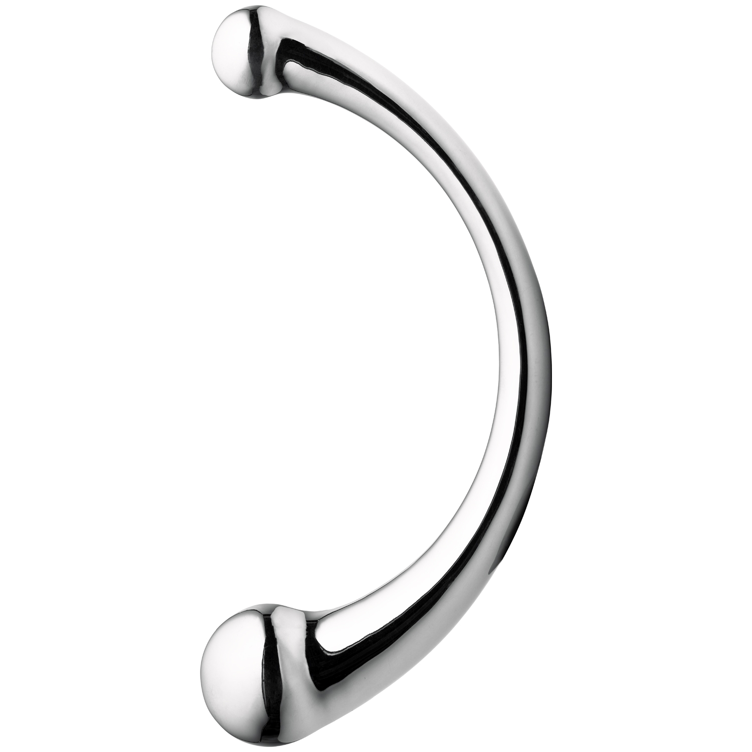 Sinful Steel G&P Dildo Stimulator 9.4 Inch - Silver