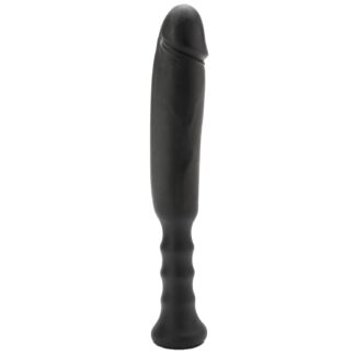 Tantus Anaconda Large Silicone Dildo with Handle 11.4 Inch - Black