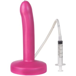 Tantus Pop Slim Squirting Dildo 5.9 Inch - Pink