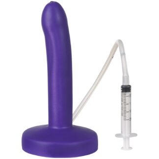 Tantus Pop Slim Squirting Dildo 5.9 Inch - Purple