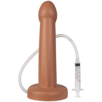 Tantus Pop Squirting Dildo 7.3 Inch - Light Brown