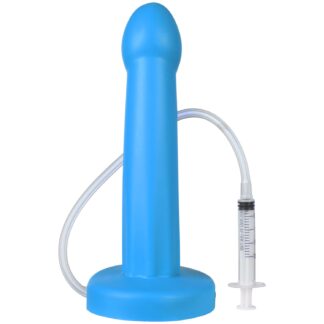 Tantus Pop Squirting Dildo 7.3 Inch - Turquoise