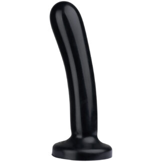 Tantus Silk Silicone Dildo Large 6.9 Inch - Black