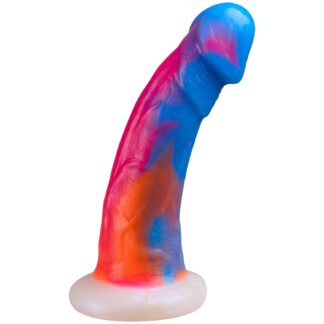 Vixen Creations Mustang VixSkin Dildo with Suction Cup 7.1 Inch - Mixed colours