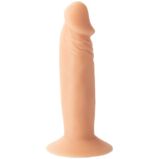 Willie City Luxe Realistic Silicone Dildo with Suction Cup 5.9 Inch - Nude