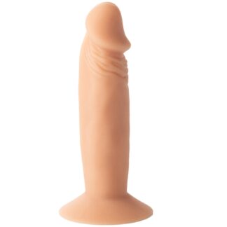 Willie City Luxe Realistic Silicone Dildo with Suction Cup 7.1 Inch - Nude