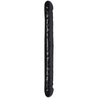 Willie City Realistic 2-Way Double Dildo 16.9 Inch - Black