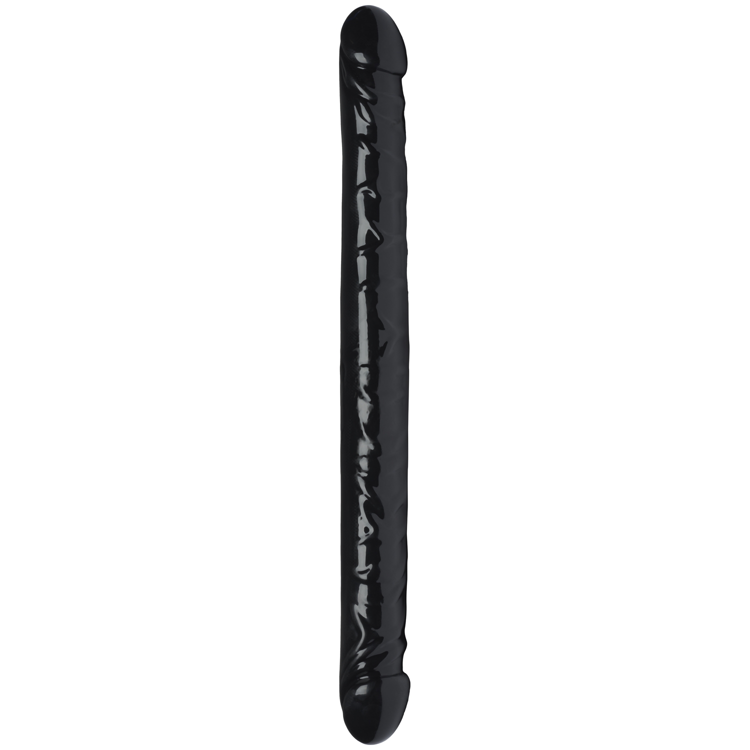 Willie City Realistic 2-Way Double Dildo 16.9 Inch - Black