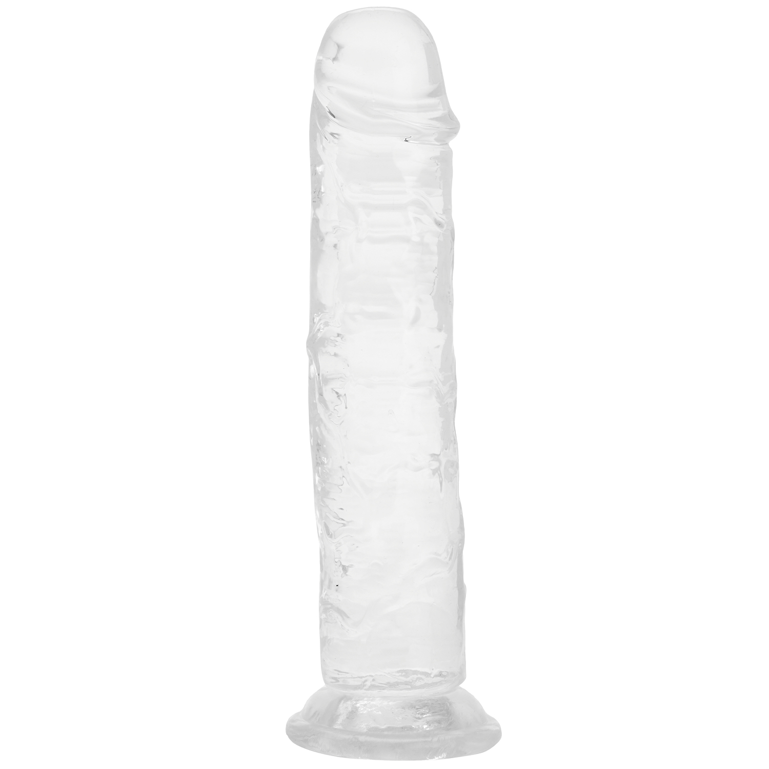 Willie City Realistic Clear Dildo with Suction Cup 8.7 Inch - Clear