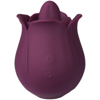 Amaysin Licking Rose Tongue Vibrator - Bordeaux