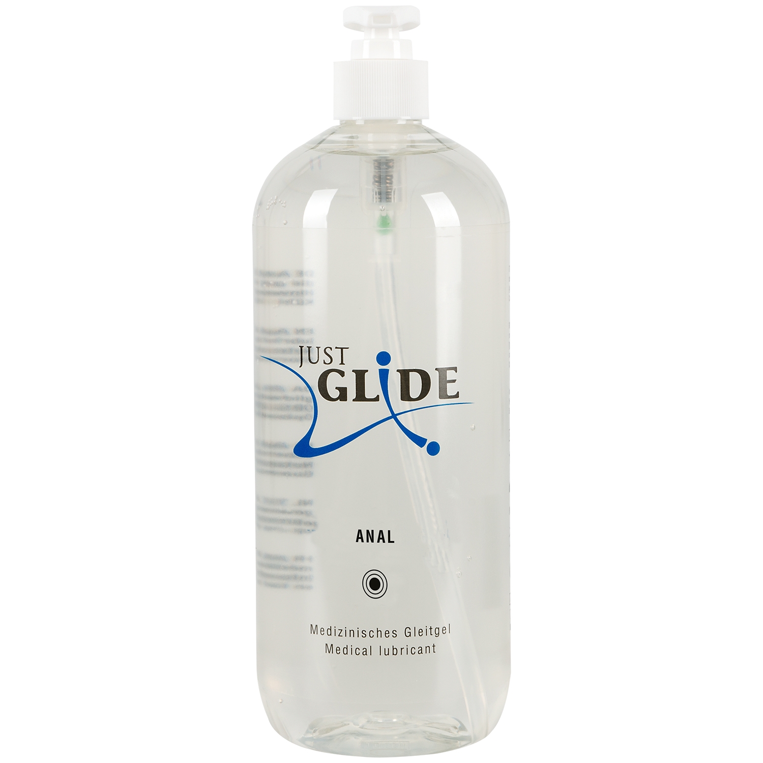 Just Glide Water-Based Anal Lube 1000 ml - Clear