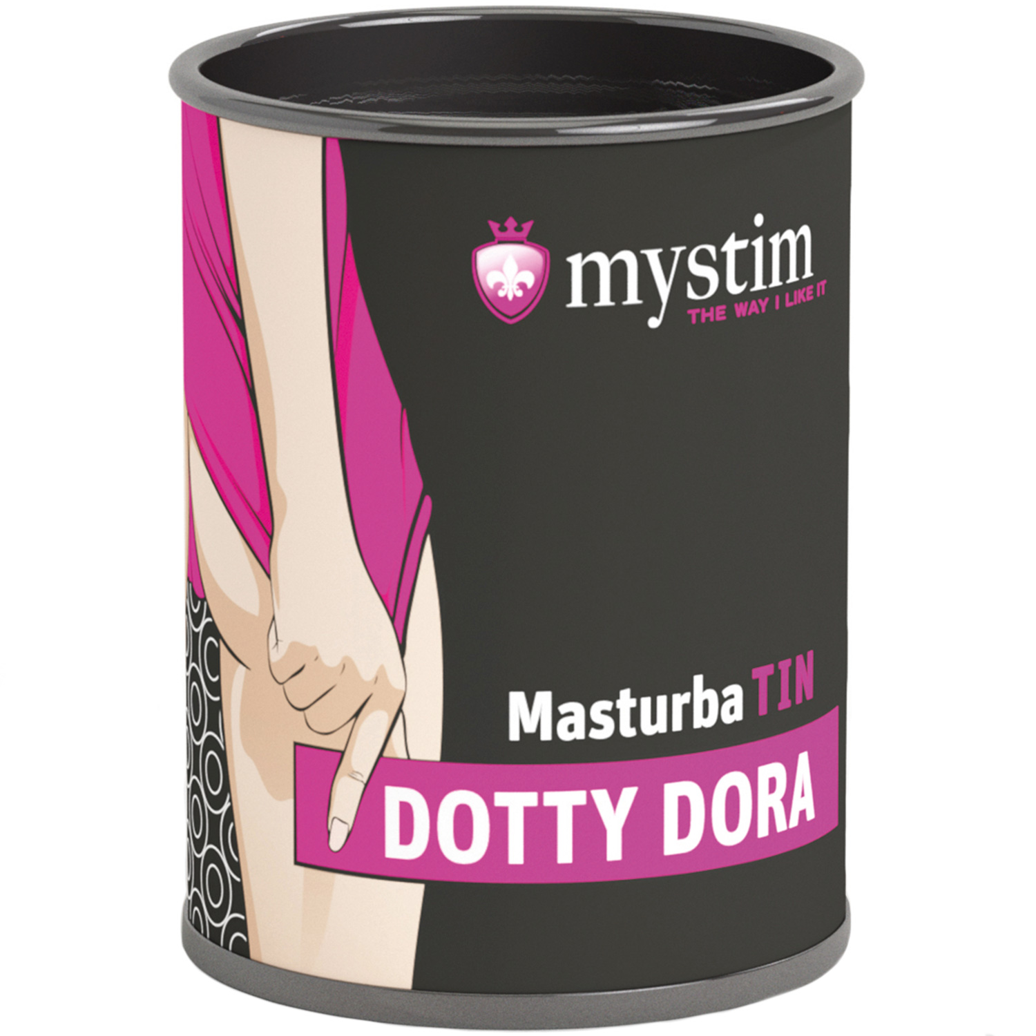 Mystim Dotty Dora MasturbaTIN Male Stroker - White