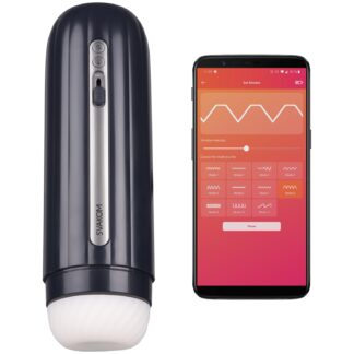 Svakom Hannes Neo Vibrating Masturbator - Black