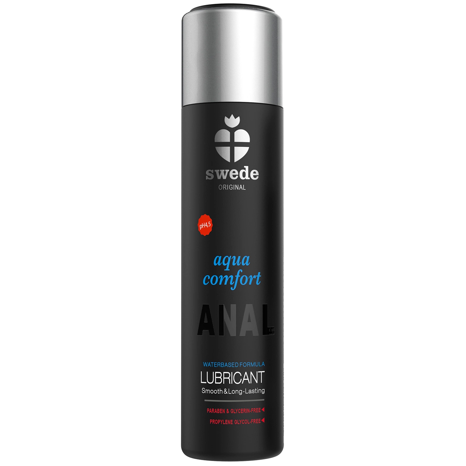 Swede Aqua Comfort Water-Based Anal Lube 120 ml - Clear