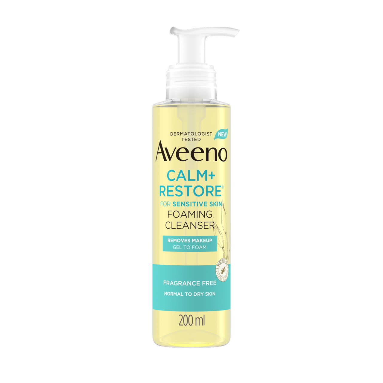 Aveeno Face Calm & Restore Foaming Cleanser 200ml