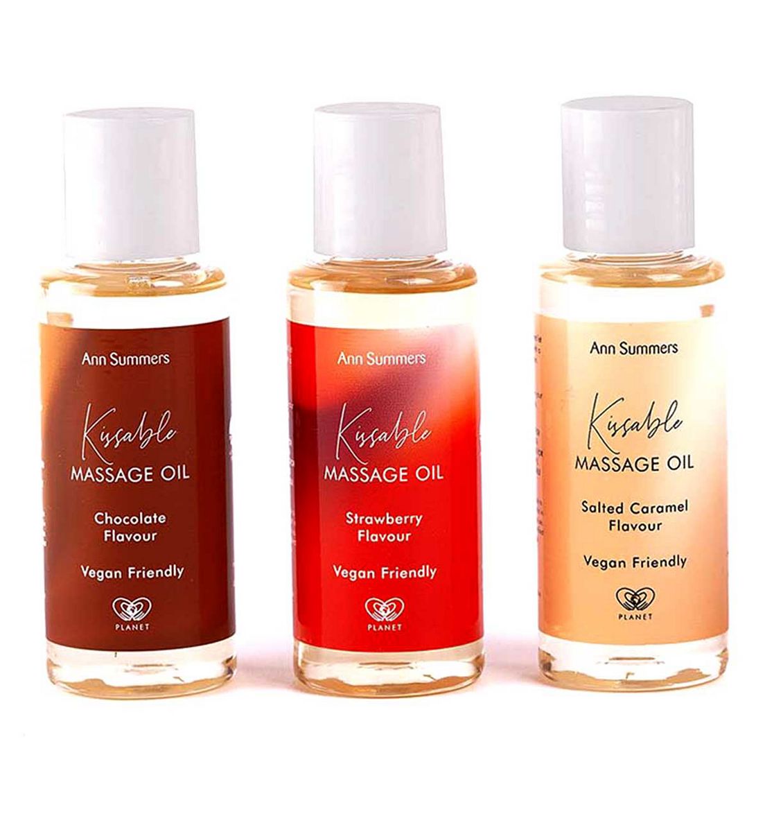 Ann Summers Kissable Massage Set 3 X 50ml