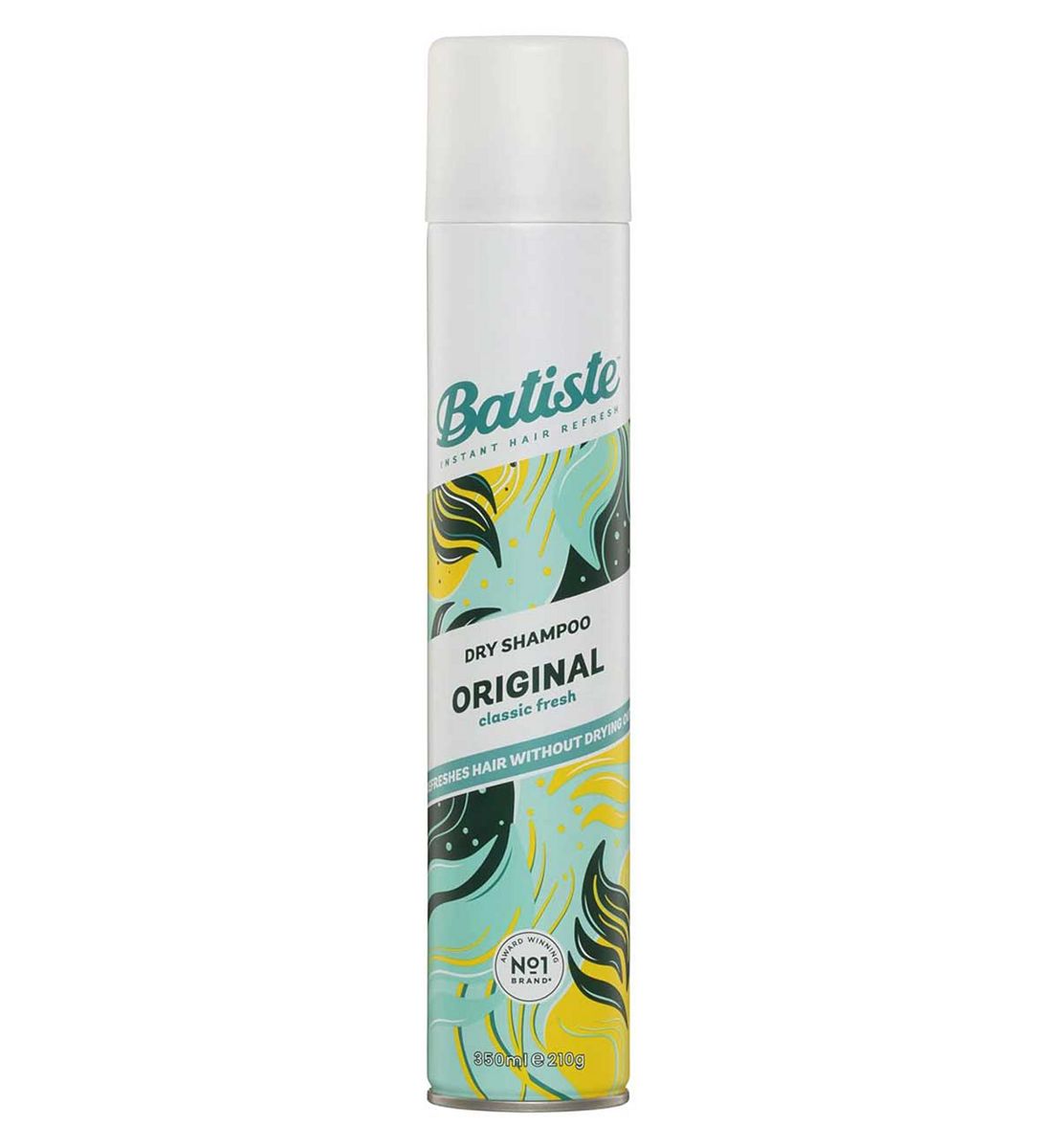 Batiste Dry Shampoo Original, Classic Fresh Fragrance Hair Shampoo, 350ml