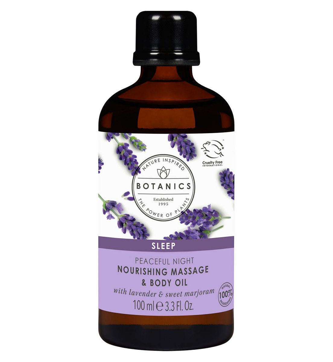 Botanics Peaceful Night Massage & Body Oil 100ml