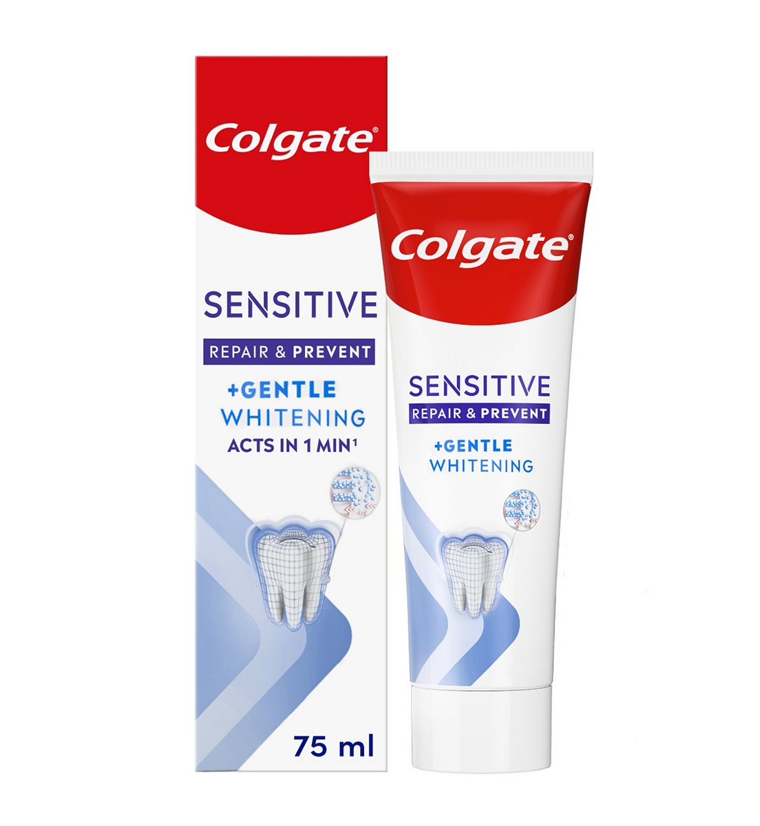 Colgate Sensitive Repair & Prevent + Gentle Whitening Toothpaste 75ml