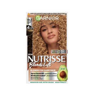 Garnier Nutrisse Blonde Lift Dye, Vegan, Ul2 Caramel