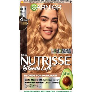Garnier Nutrisse Blonde Lift Dye, Vegan, Ul3 Honey