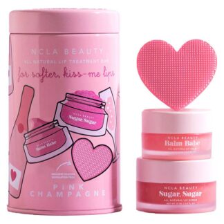 NCLA Beauty Ncla Pink Champagne Lip Care 2 Pcs Set - 10Ml Balm + 15Ml Scrub