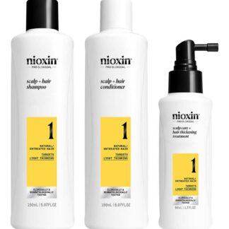 Nioxin System 1 Trial Kit For Natural Hair With Light Thinning