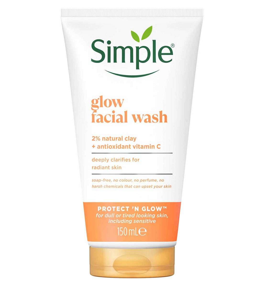 Simple Clay Polish Cleanser Protect 'n' Glow 150ml