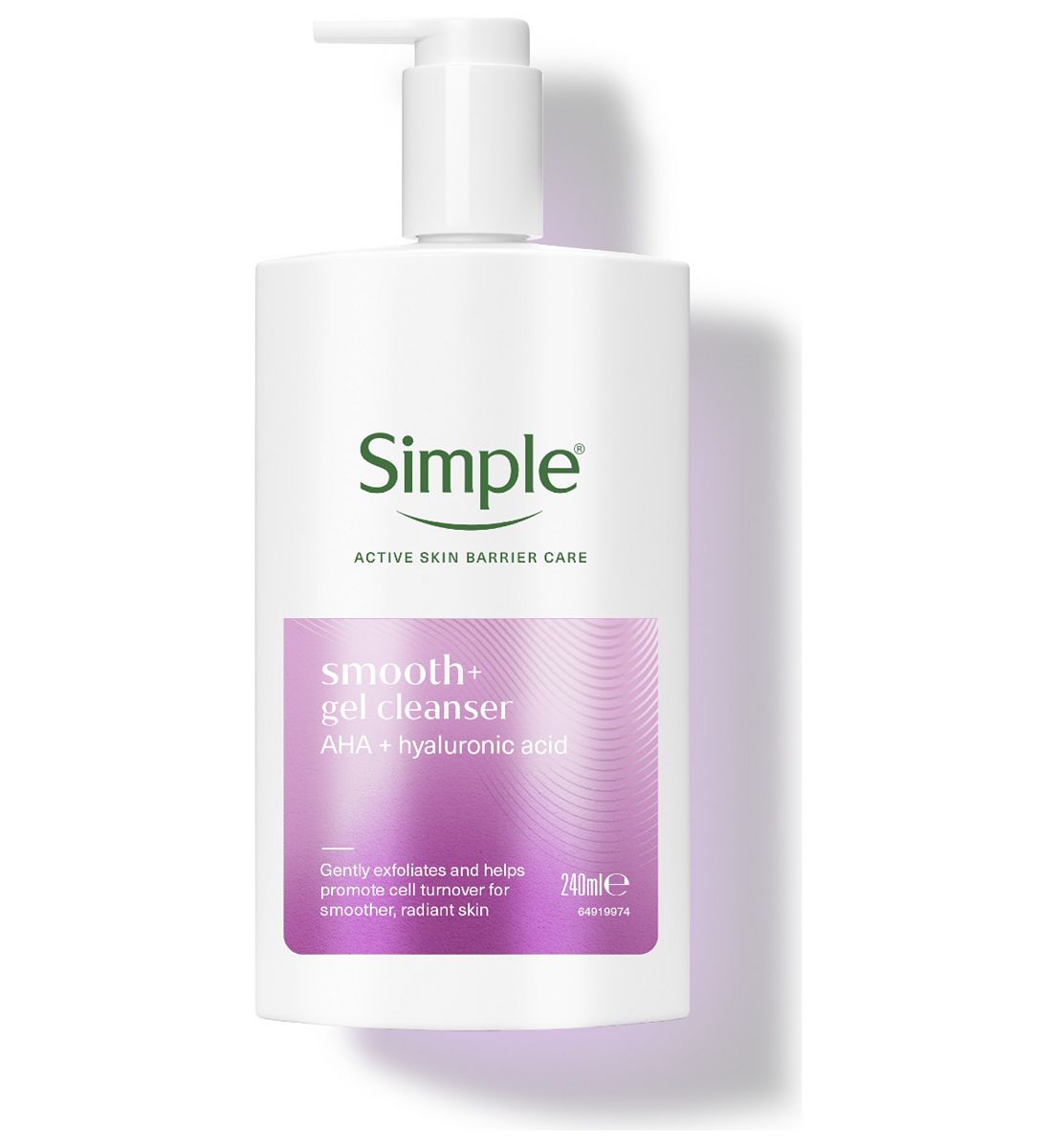 Simple Smoothing Gel Cleanser For Sensitive Skin 240ml