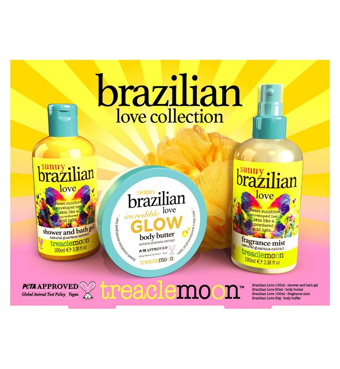 Treaclemoon Brazilian Love Collection Gift Set