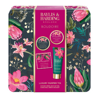 Baylis & Harding Boudoire Luxury Pamper 5 Piece Tin Gift Set