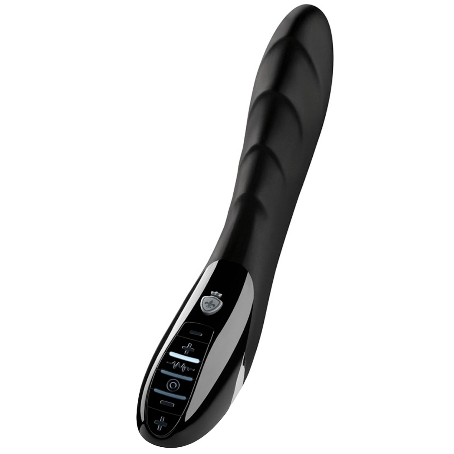 Mystim Sizzling Simon E-Stim Vibrator - Black