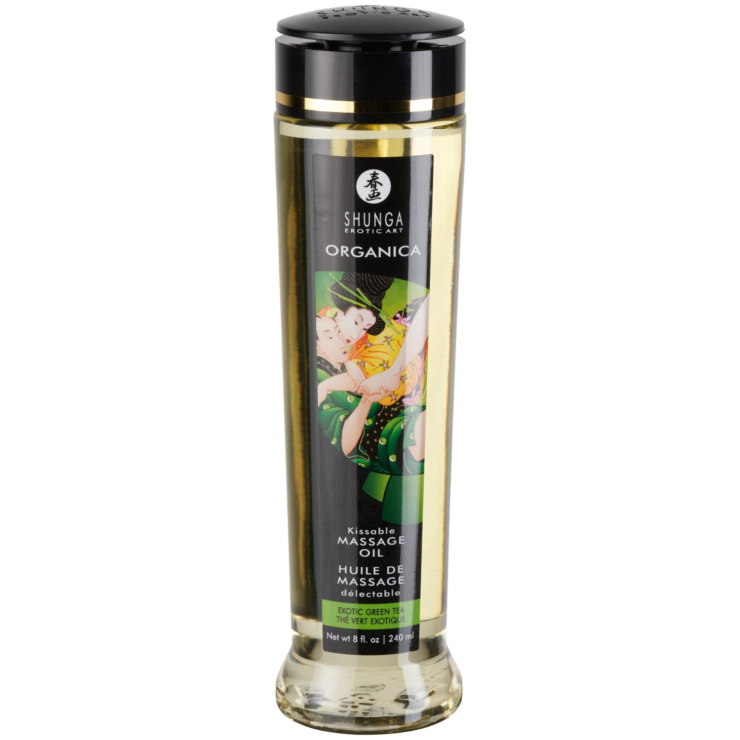 Shunga Organica Sensual Kissable Massage Oil 240 ml - Clear
